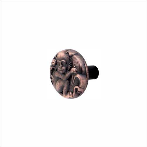 Zinc Knob Antique Finish Zk 627 - Color: Gold