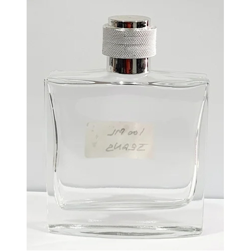Jeans Model Perfume Bottles - Glass, Square Shape | Transparent, Crown Cap Seal, Ideal for Oil Use