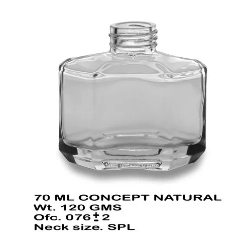 Transparent 70 Ml To 90 Ml Glass Perfume Bottles
