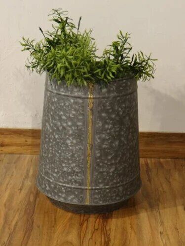 GALVANISES PLANTER FOR INDOOR GARDENING