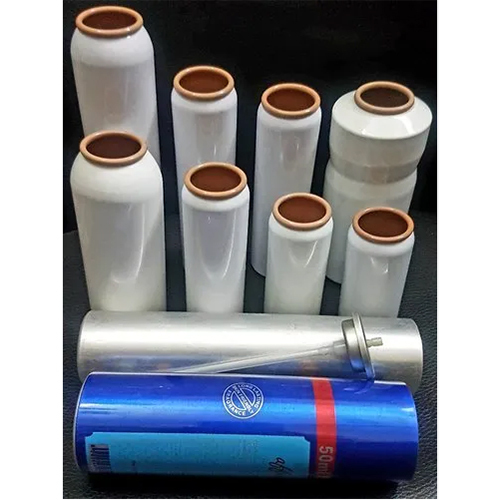 Aerosol Aluminium Cans - Aluminum Material 35 to 45 mm Size Multi-Color Finish | Cylindrical Shape for Cosmetic Usage