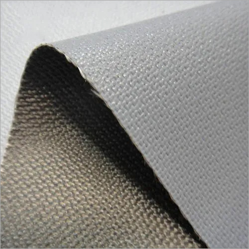Silicon Rubber Coated Glass Fiber Fabric - Material: Rubber & Glass Fiber Size: 50m x 1-1.5m Colors: Red Black Grey White Thickness: 0.4-10mm Usage: Insulation