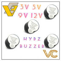 12x10mm B10 3v 85db Hydz Piezo Buzzer - Gray | Lightweight 2-3g Design For Industrial Applications