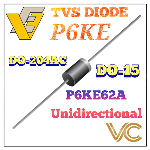 P6KE62A TVS Unidirectional Diode