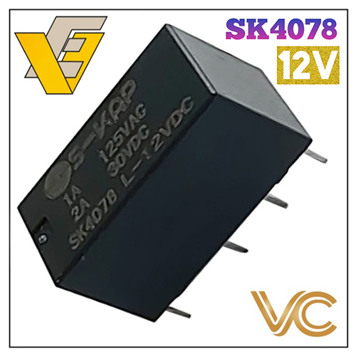 S-Kap Sk4078-S-Dc12V-2C 12V Telecom Relay Application: Industrial