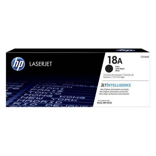 HP Original Laser HP 18A Black Original LaserJet Toner Cartridge (CF218A)