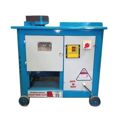 Blue Industrial Stirrup Bending Machine