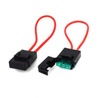 Blade Fuse Holder - Solid Square Conductor, Black Jacket | Industrial Application Fuse Holder With Enhanced Durability And Reliability