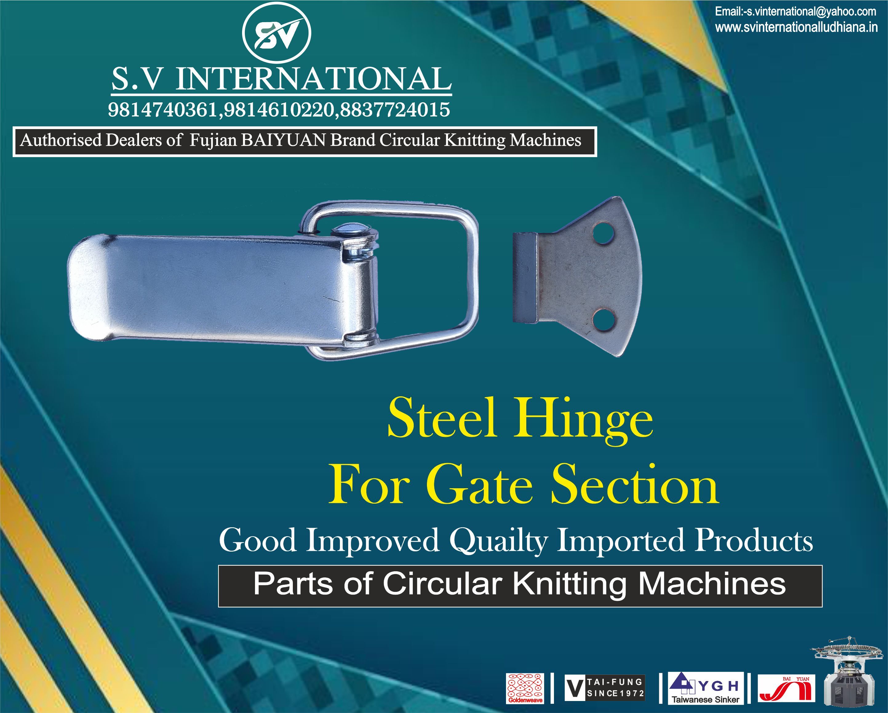Steel Hinge For Gate Section
