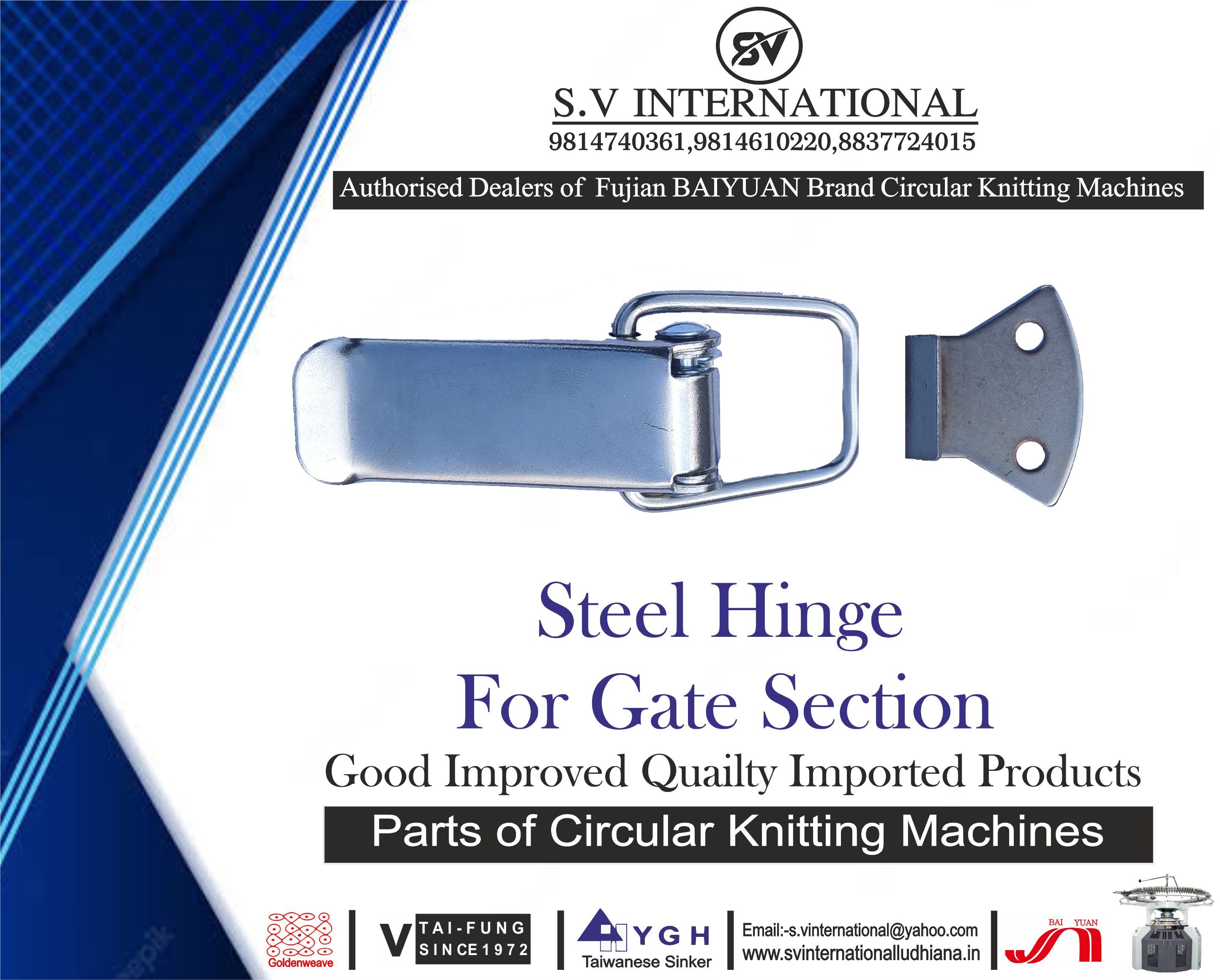 Steel Hinge For Gate Section