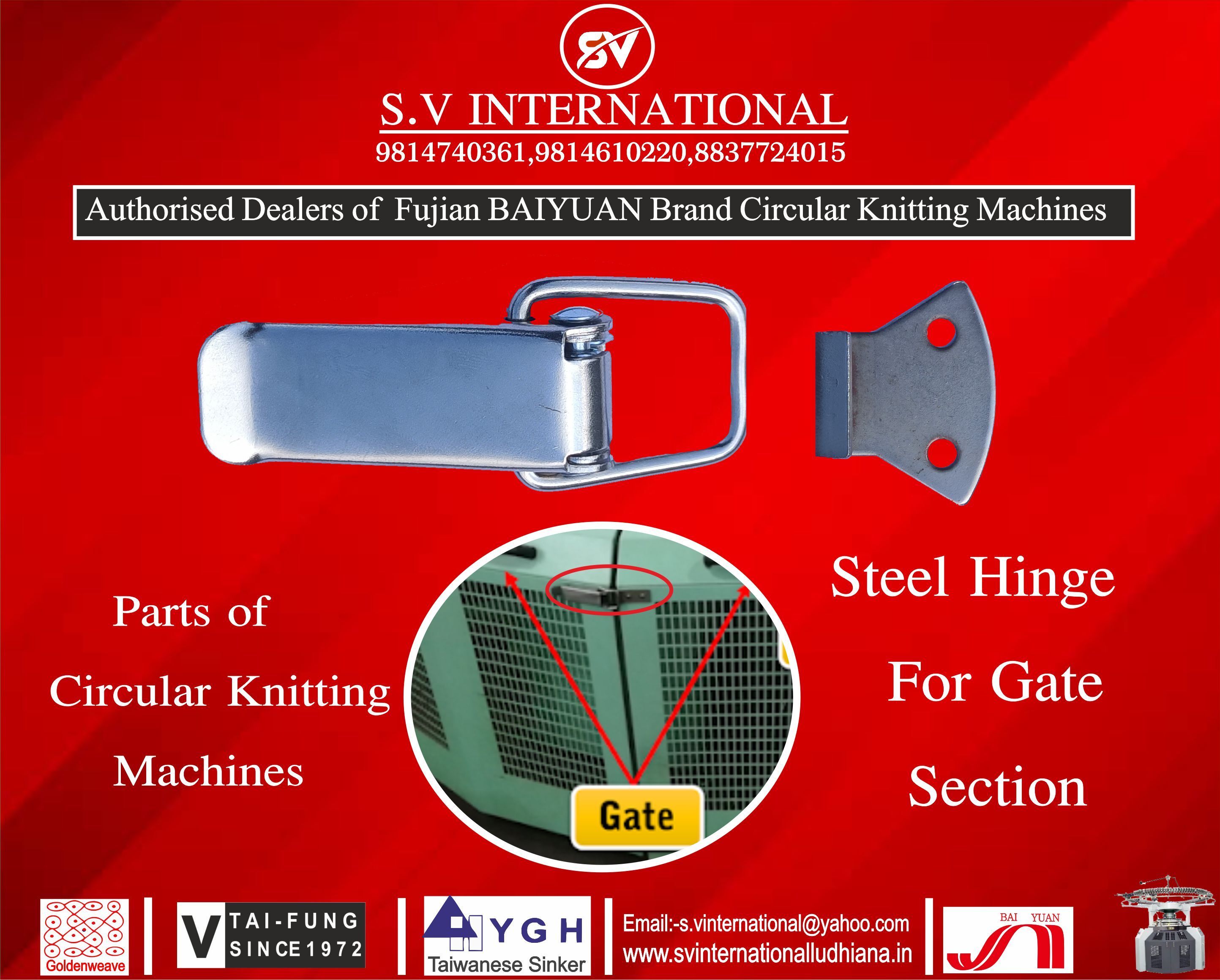 Steel Hinge For Gate Section
