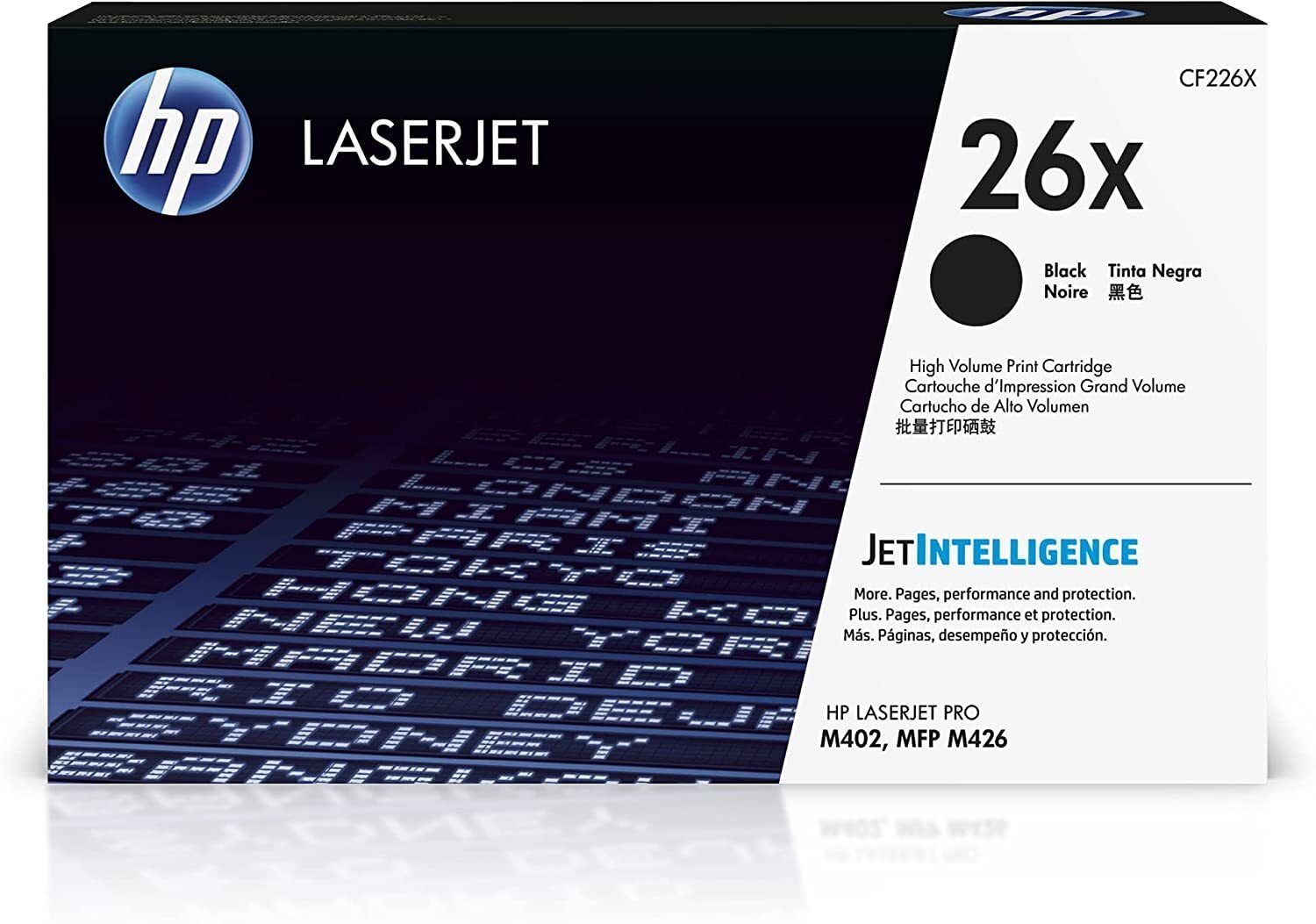 HP CF226X 26X High Yield Original LaserJet Toner Cartridge  Black