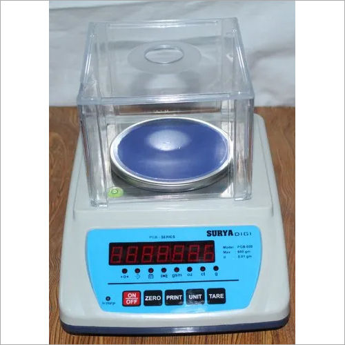 White Electric Digital Analytical Balance