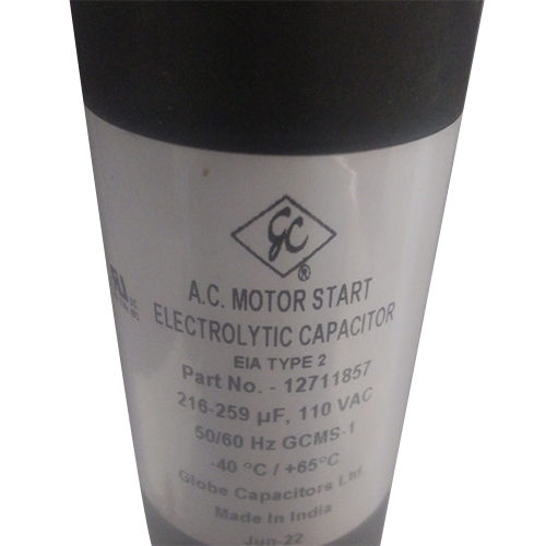 216-259 MFD 110 VAC  Bakelite AC Motor Start Capacitor