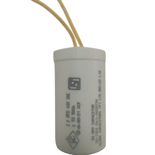 2 MFD 440 VAC PP Cane SH MPP Capacitor