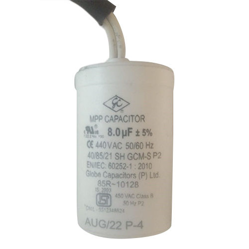 8 Mfd 440 Vac Wire With Sleev Mpp Capacitor