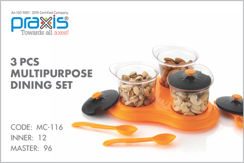 3 PCS MULTIPURPOSE DINING SET
