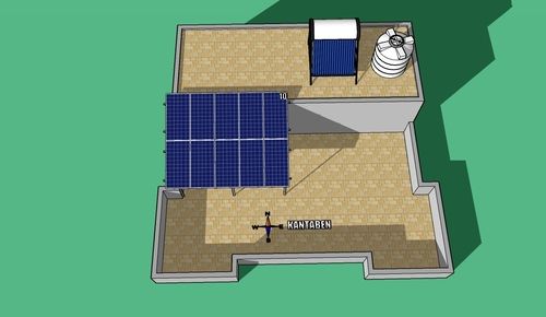 Polycrystalline Silicon Solar Rooftop System 3.35Kw