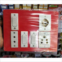 White 4 Plus 2 Wooden Board Switch Board