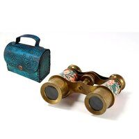 Birds Design Binoculars Antique Brass Binocular With Leather Case Antique Binocular