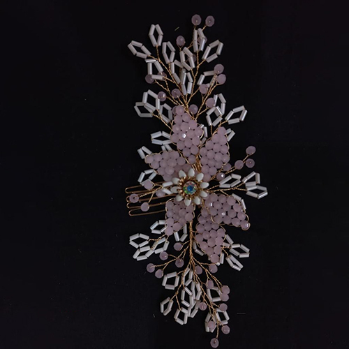 Crystal Hair Brooch