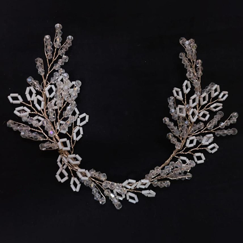 Puffy Ponytails Sangeet Hairstyle Brooch