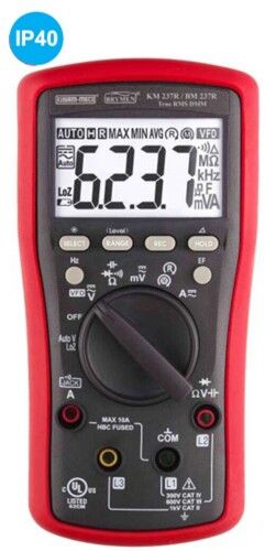 Black Kusam Meco Km 237R Digital Multimeter