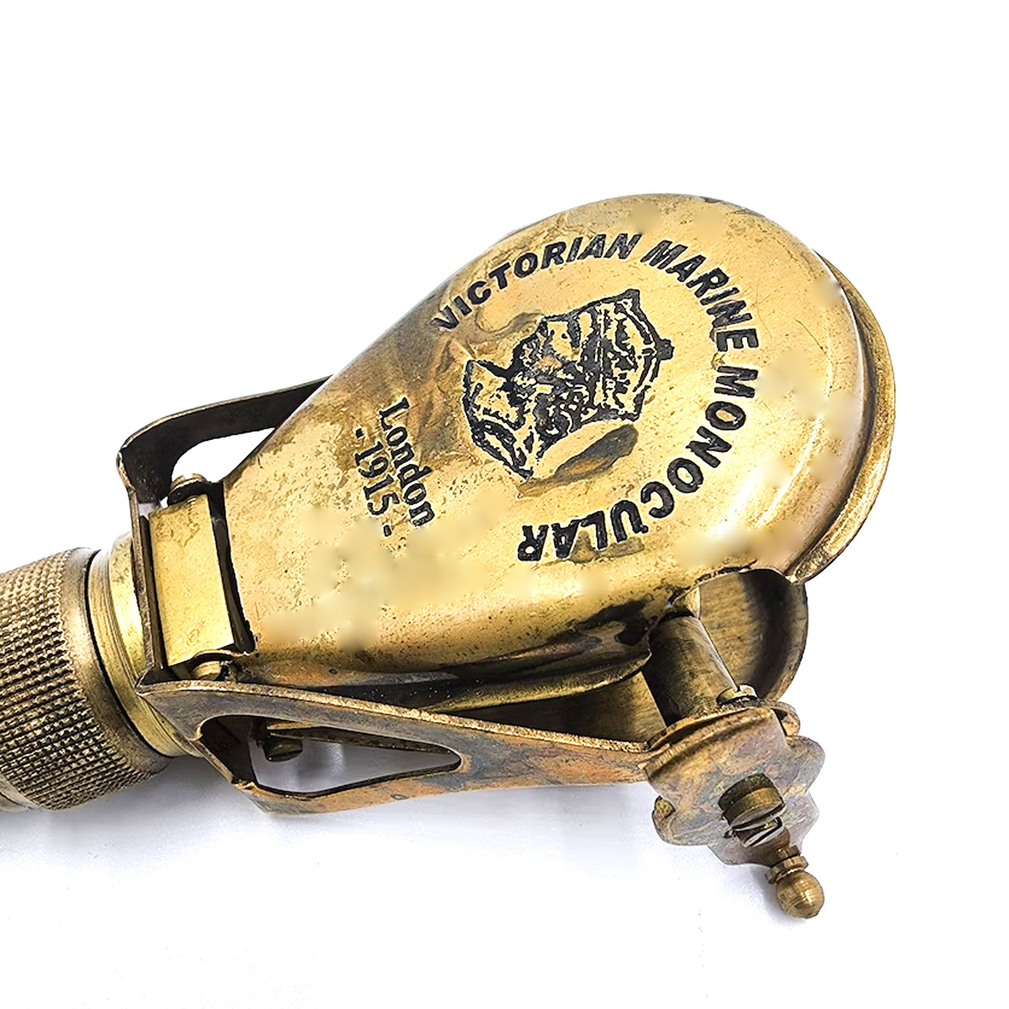 Single Brass Marine Vintage Monocular Victorian Marine Antique Brass Finish