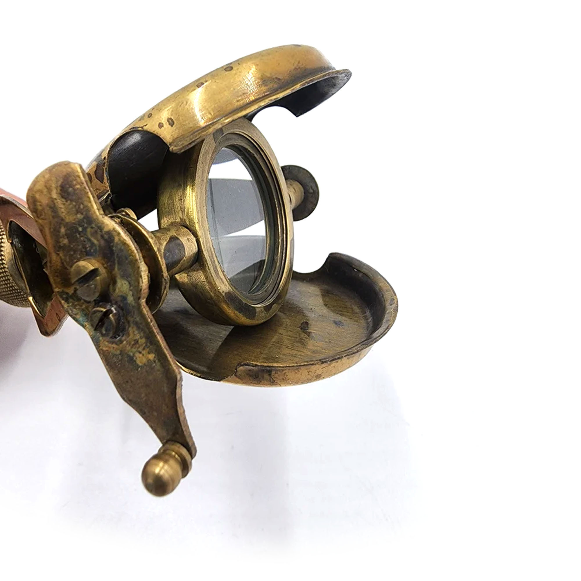 Single Brass Marine Vintage Monocular Victorian Marine Antique Brass Finish