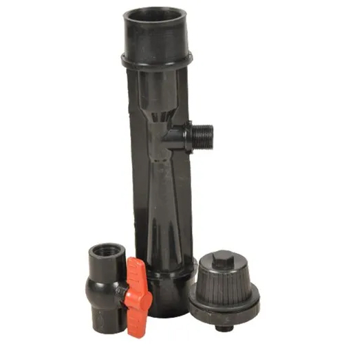 Agriculture Venturi - Plastic, Round Shape | Black Finish, Versatile for Agricultural Applications