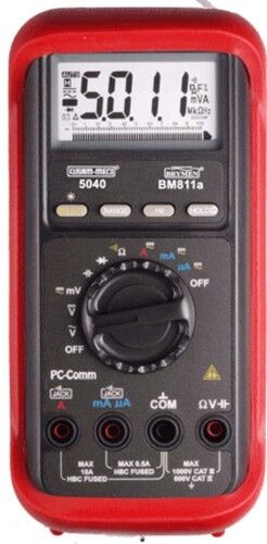 Black Km5040 Kusam Meco Digital Multimeters