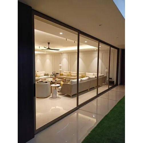 Aluminium Glass Partition Door