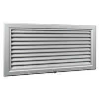 Silver Aluminium Air Conditioner Grill