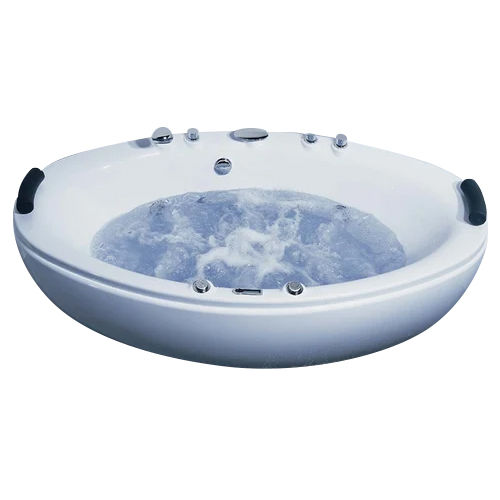 White Modern Massage Bathtub