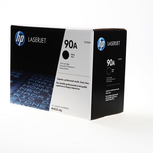 HP 90A Black Original LaserJet Toner Cartridge (CE390A)