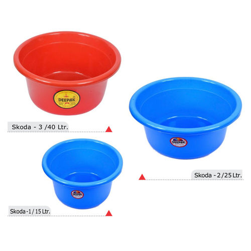 Multicolor Plastic Tub