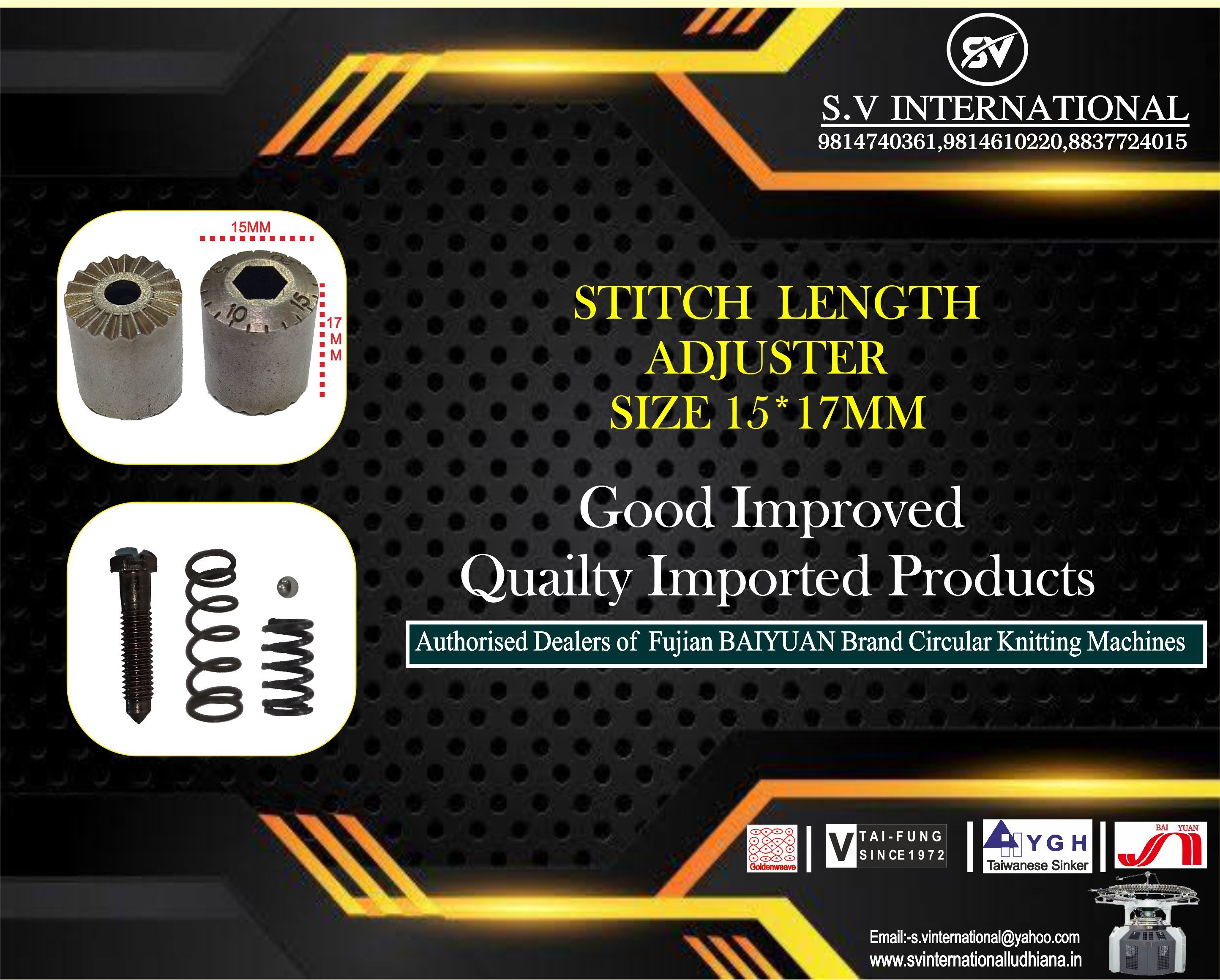 Stitch Length Adjuster Size 15-17MM