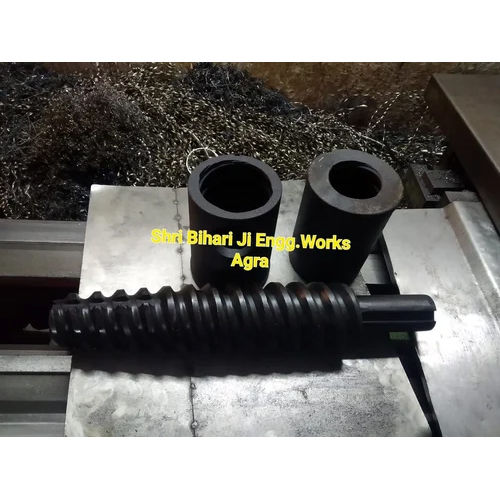 Black Puff Extruder Screw Barrel Parts