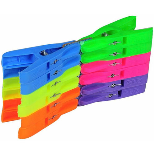 Multicolor Plastic Cloth Clip