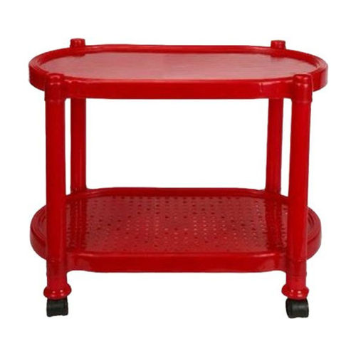 Red Plastic Tea Table