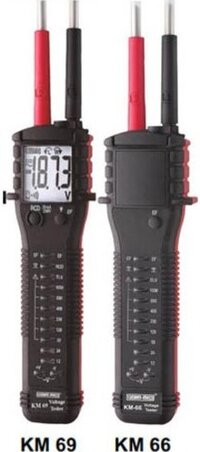 KM 66 High Safety UL Approved Digital Multimeters Low Voltage Detectors