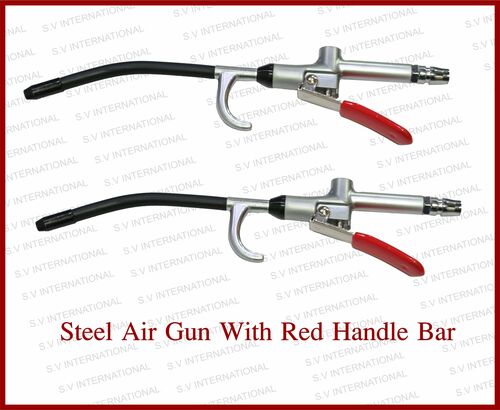 Steel Air Gun with Red Handle Bar