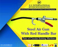 Steel Air Gun with Red Handle Bar