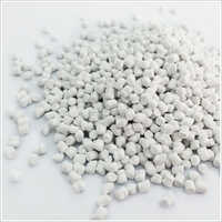 Calcium Carbonate Filler Masterbatch - Granules, White Color, Solid Appearance | Ideal For Rigid Packaging Film Applications