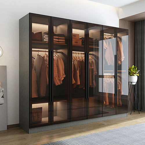 Designer Wardrobe With Glass