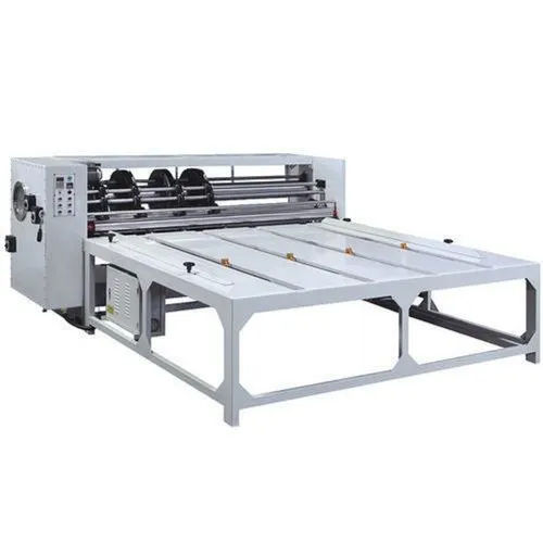 White Combined Slotting And Creasing Machine