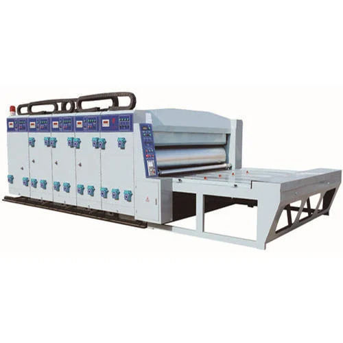 Chain Feed Four Colour Flexo Slotting Printing Machine Capacity: 60 (Pcs /Min) Pcs/Min