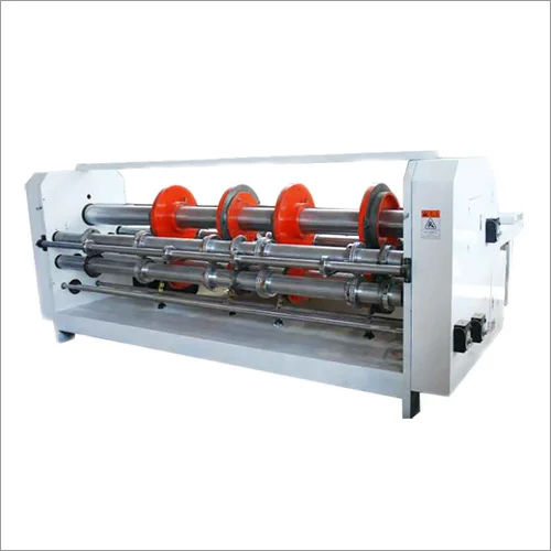 White Combined Rotary Creasing Machine