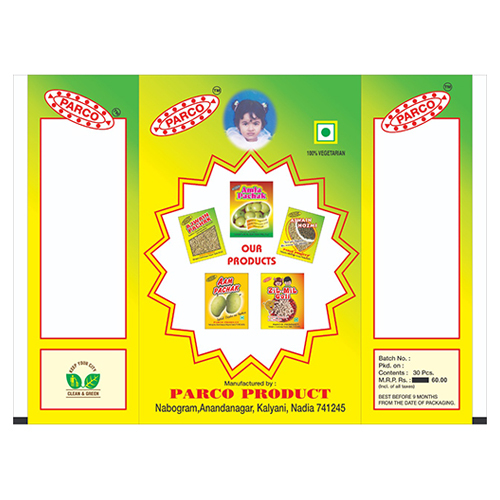 Kids Food Item Packaging Pouch