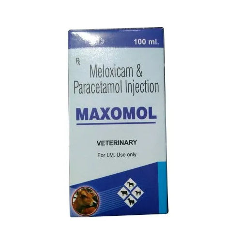 Liquid 100 Ml Meloxicam And Paracetamol Veterinary Injection